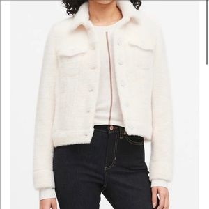 Cream fur jacket! Never worn